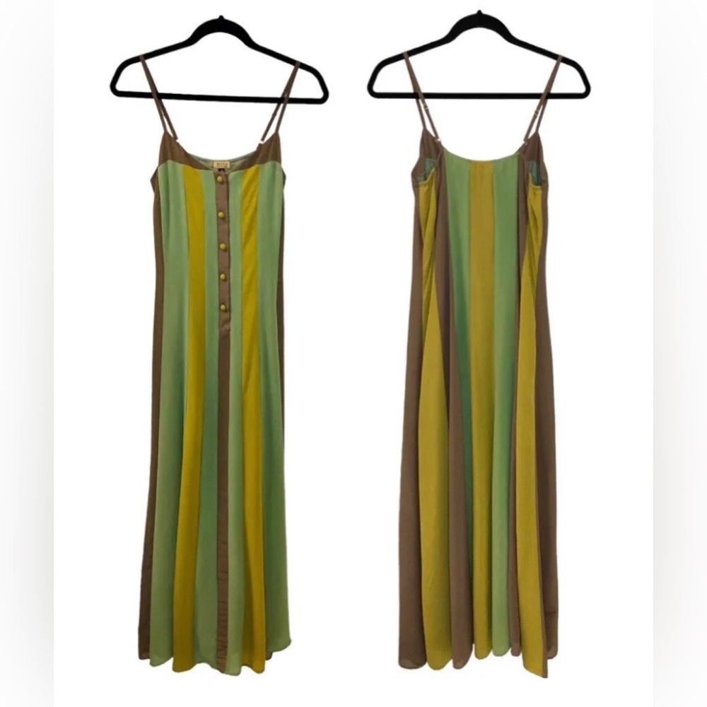 Mina Collections Multicolor BOHO Chic Maxi Dress Size M